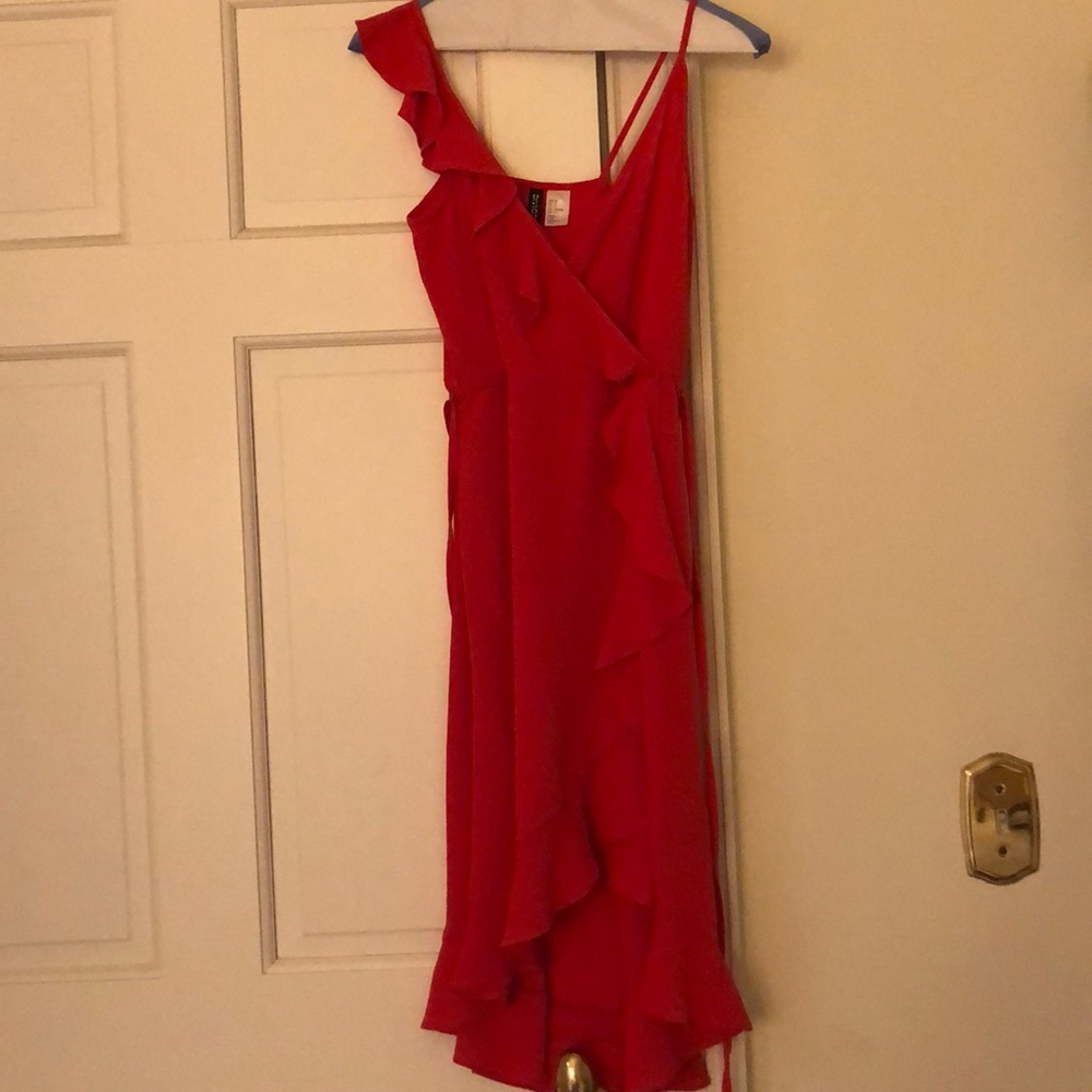 red dress